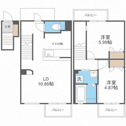 RESIDENCE城西の物件間取画像